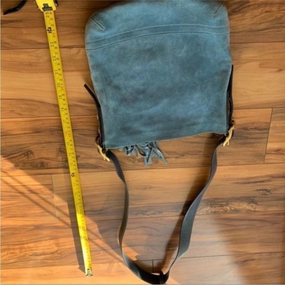Coach retro cross body Stylish Blue Leather Shoulder Bag - Picture 10 of 10